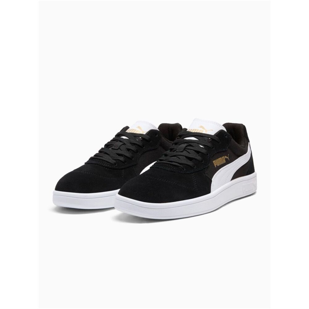 PUMA Unisex Baby Astro Kick Sneakers | Black/White | Size 5